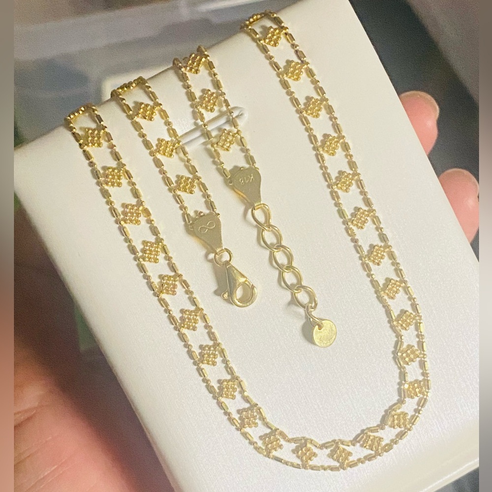 Real 18k saudi gold chain